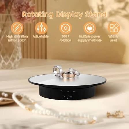 360 Electric Rotating Display Table